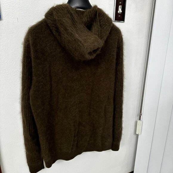 JOHN VARVATOS CASHMERE "Catherine" Hoodie in Green sz.M (MSRP $798) - Picture 6 of 9